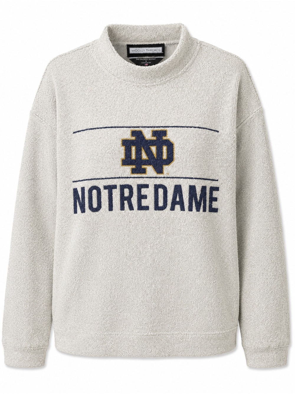 Notre Dame Cream Crewneck Sweater